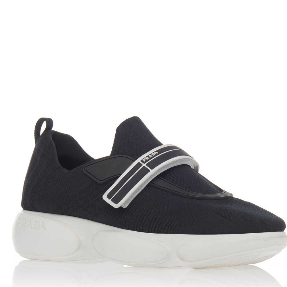 Prada Cloudbust Rubber Leather Mesh Sneakers 41